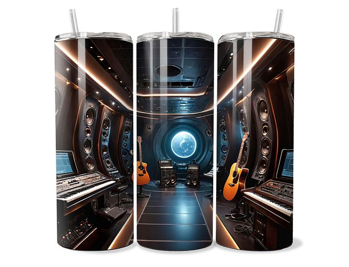 Futuristic Sound Studio Tumbler - 20oz Stainless Steel product image (1)