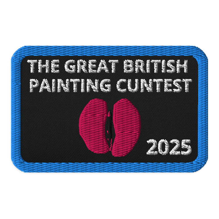 THE GREAT BRITISH PAINTING CUNTEST COMMEMORATIVE PATCH 2025 product image (1)