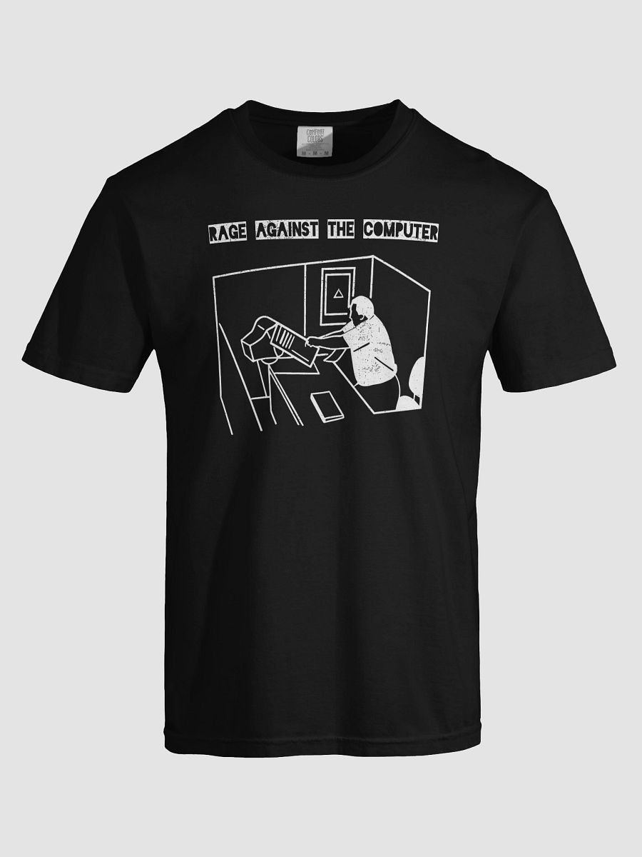 Rage Against the Computer Tee – Office Meltdown Meme | Tech Rage Series product image (67)