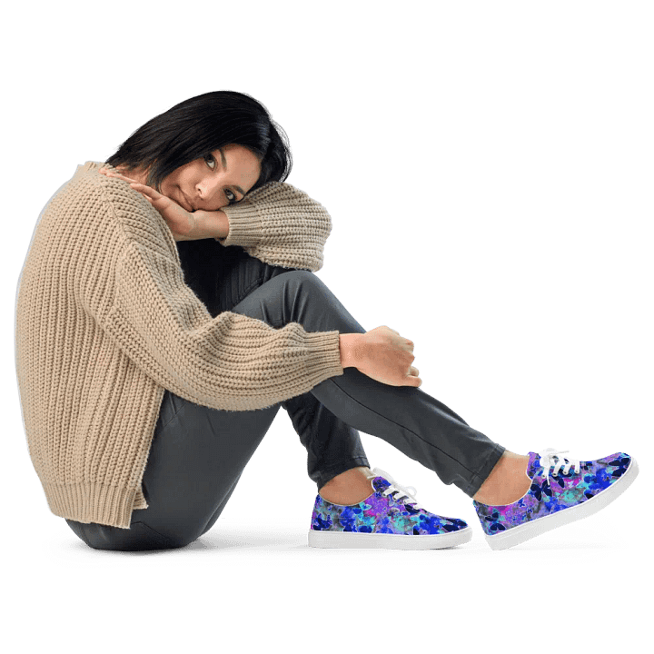 butterfly nebula lace up canvas shoes (womens) product image (1)