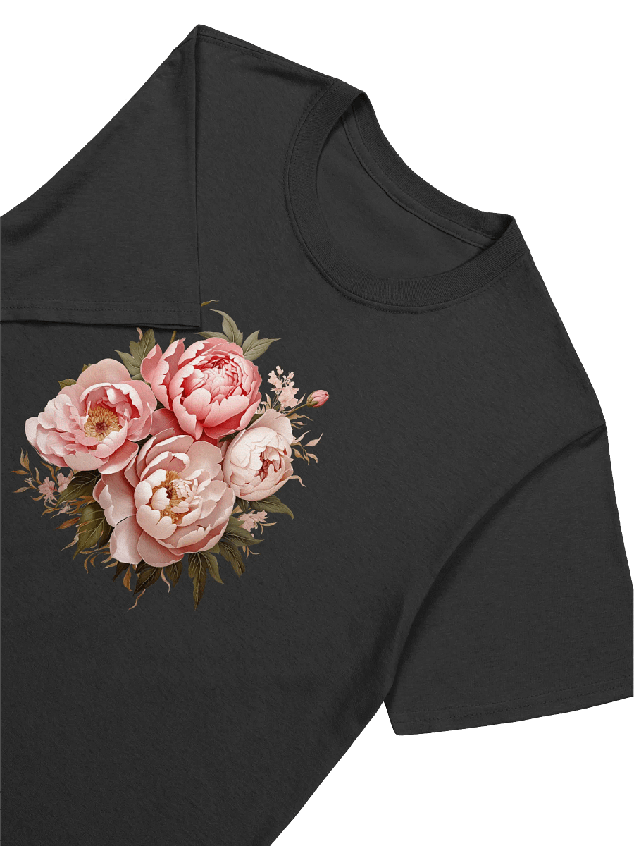 Pink Peonies For Valentine’s Day Unisex T-Shirt product image (3)