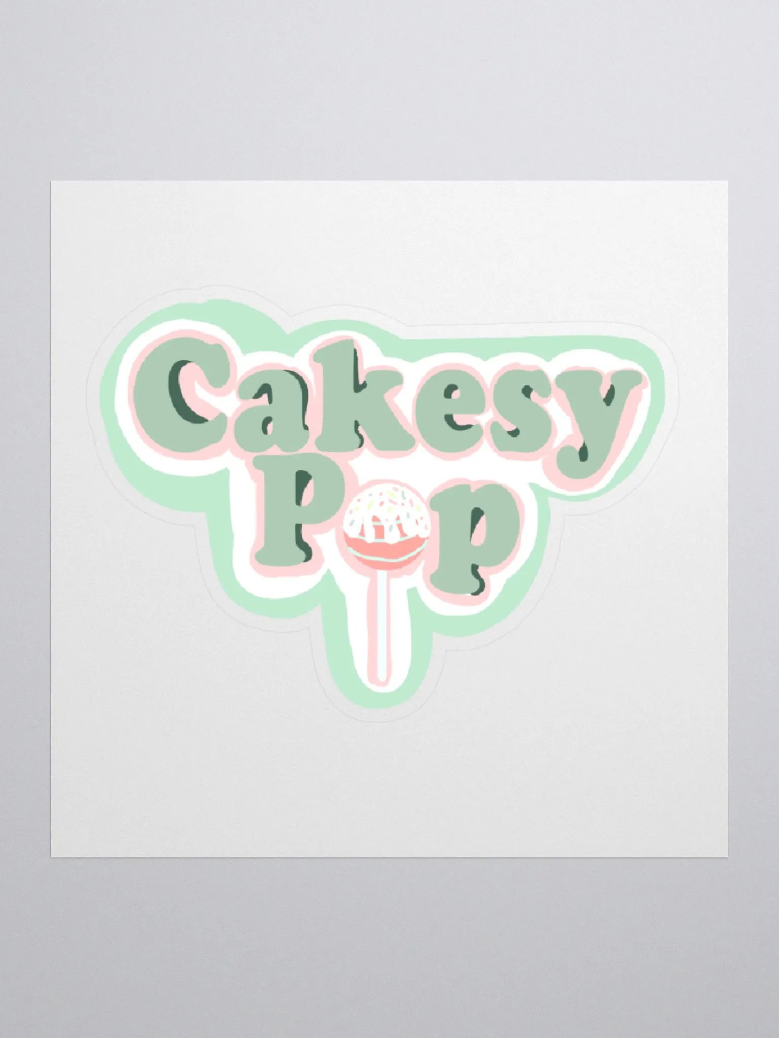 CakesyPop Logo Sticker product image (1)
