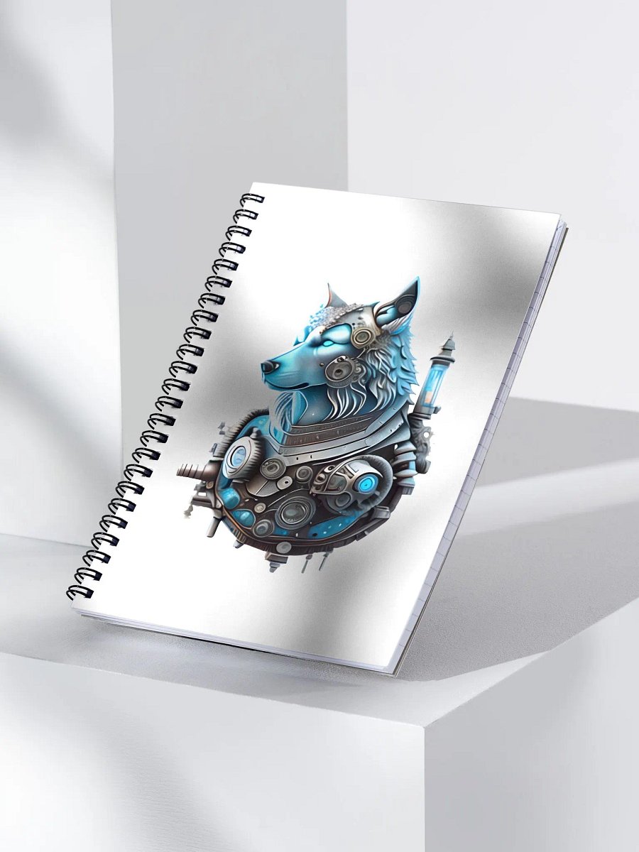 Steampunk Wolf Chronicles; Spiral Notebook product image (3)