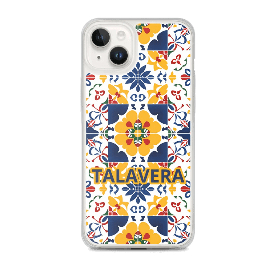 TALAVERA Tile Pattern iPhone® MagSafe® Clear Case product image (1)
