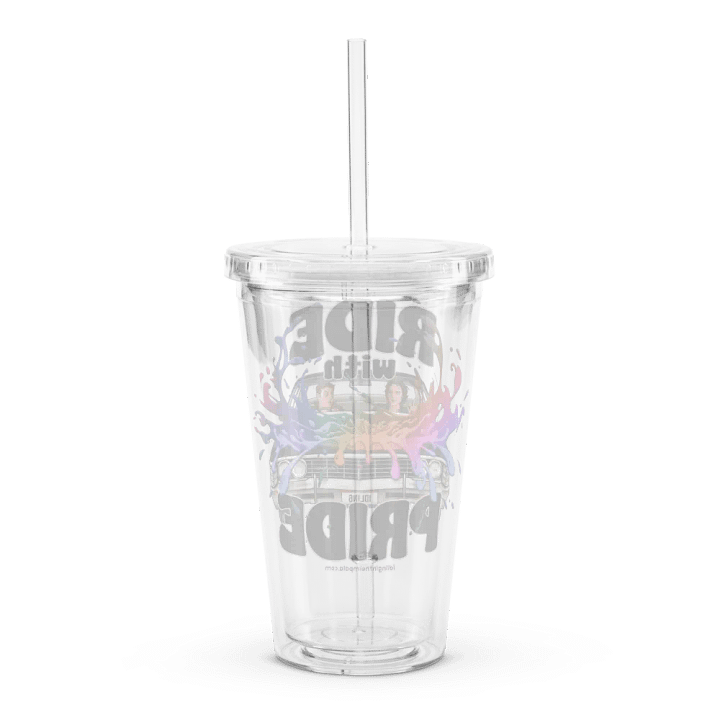 Ride with Pride Clear Tumbler product image (2)