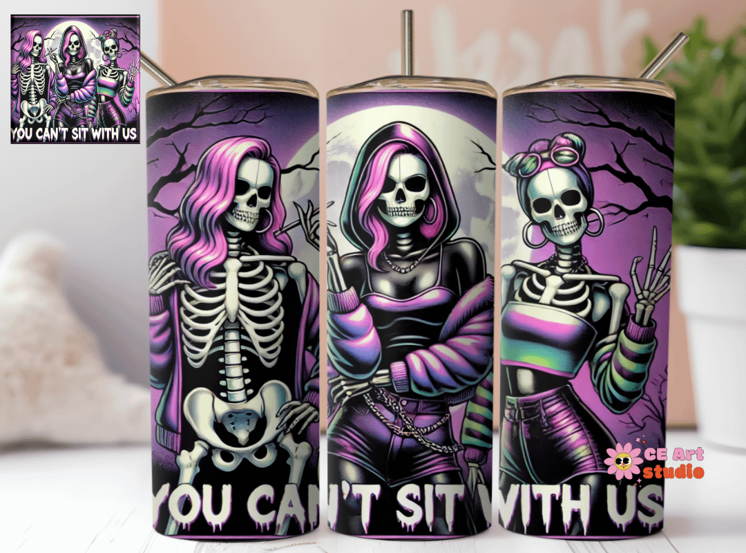 Funny Halloween Tumbler Wrap PNG product image (1)