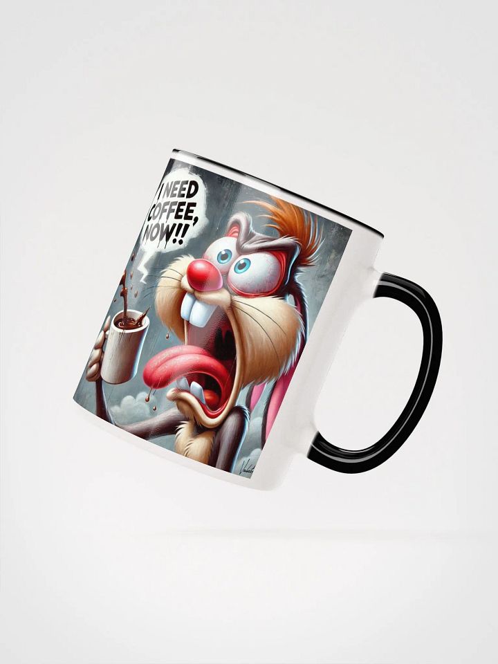 Frantic Coffee Lover Ceramic Mug product image (3)