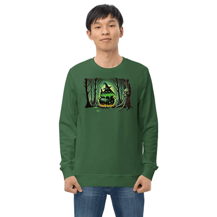 Cauldron Monster Unisex Organic Sweatshirt product image (2)