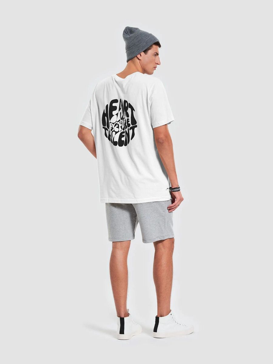 Heart Before Talent Tee | Black product image (7)