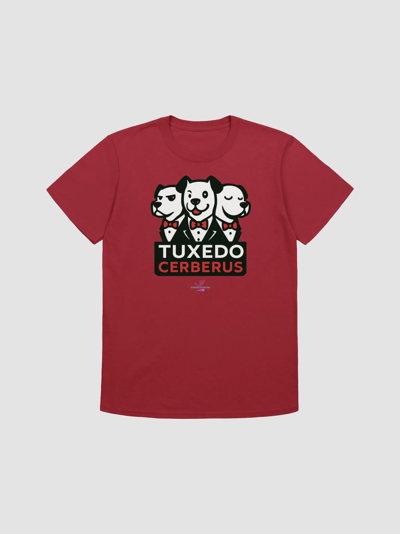 Tuxedo Cerberus Three-Headed Dog T-Shirt product image (27)