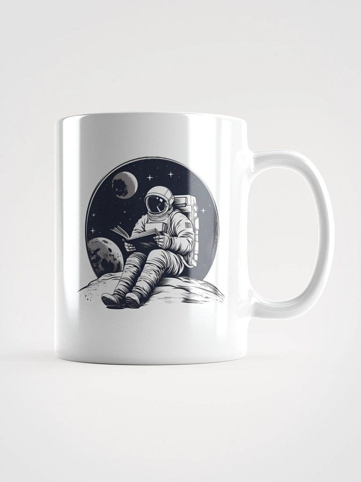 Astronaut Reading Mug product image (1)
