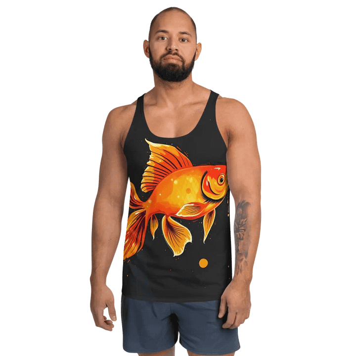 Flowing Fins All-Over Tank Top unisex product image (1)