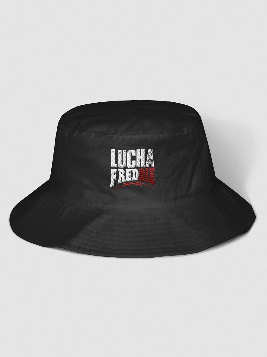 LuchaFredDIE logo bucket hat product image (1)