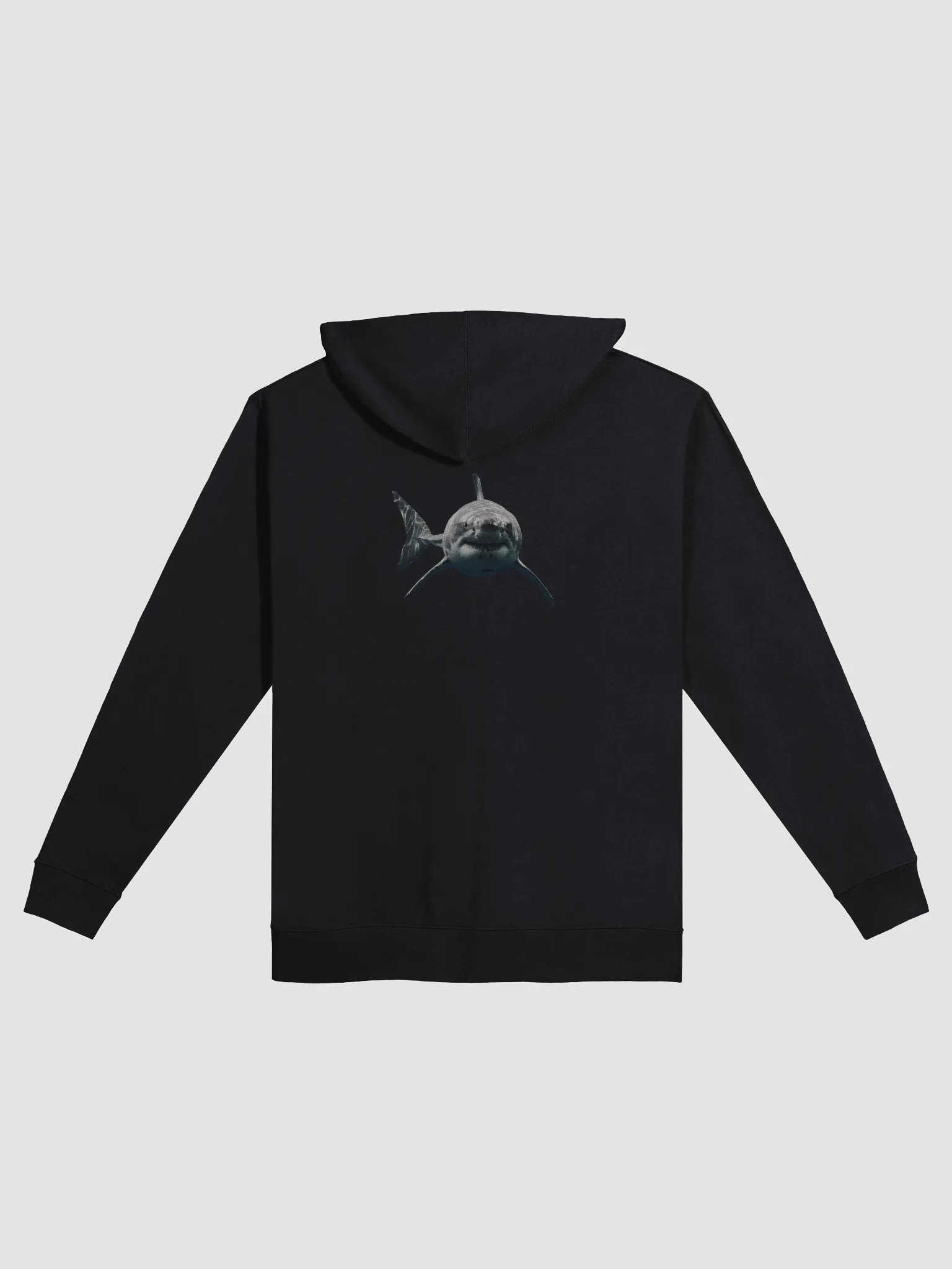 Great White Shark Fleece Zip-Up Hoodie product image (2)