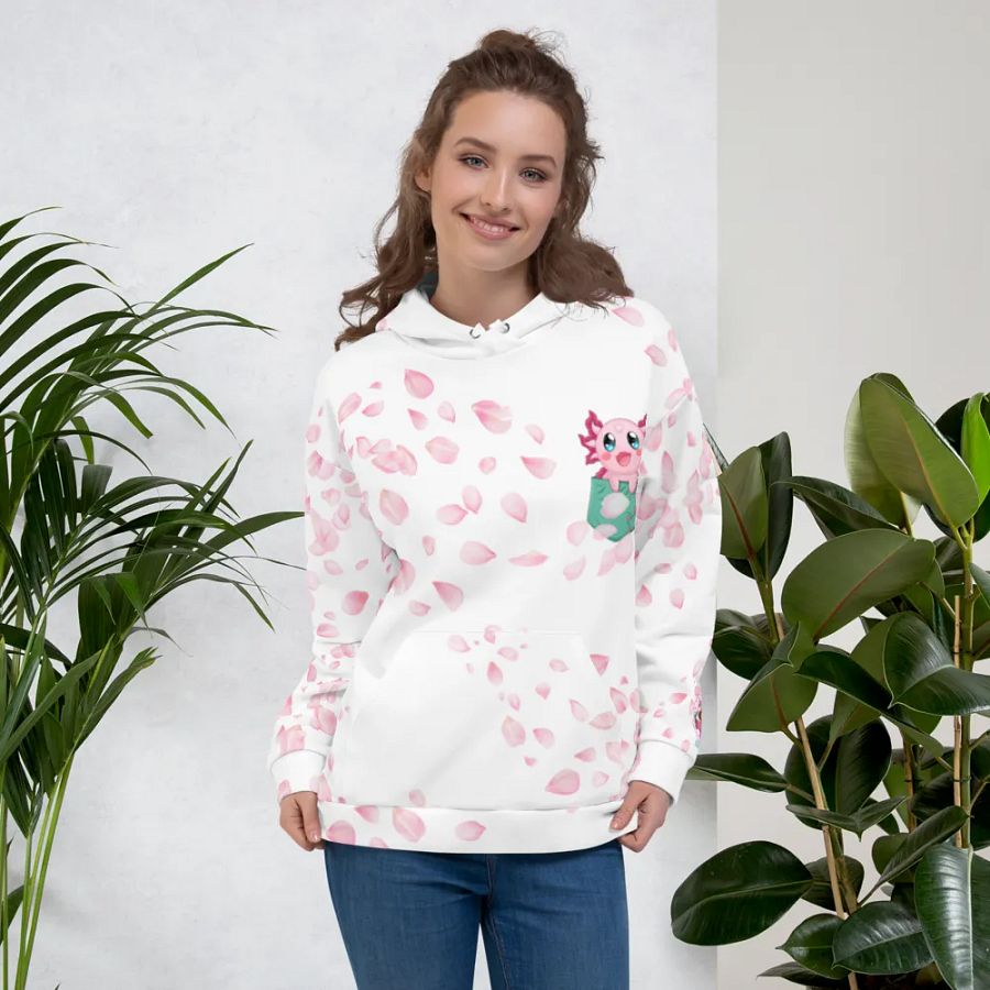 ChitChat Cherry Blossom Chaos Unisex Hoodie product image (6)