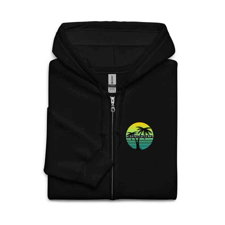Abraxas Japanese Vaporwave - Zip-Up Hoodie product image (3)