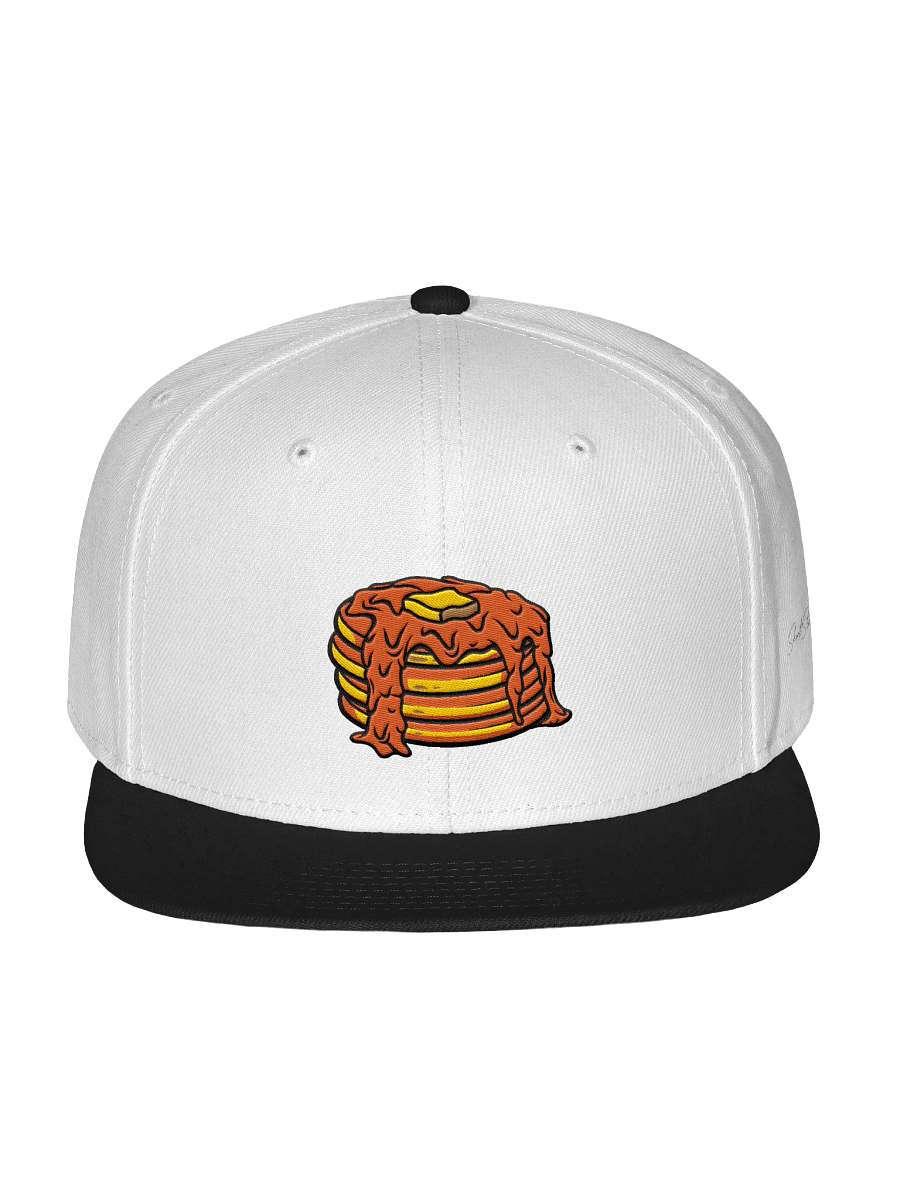 Stacks Embroidered Snapback Cap (White) product image (2)