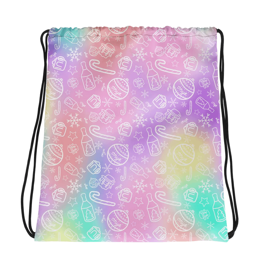 Limited Edition Christmas Tie Die Drawstring Bag product image (1)