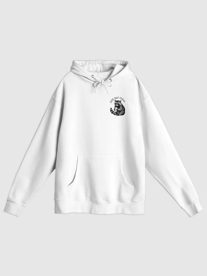 Cute But Feral Raccoon Hoodie product image (2)