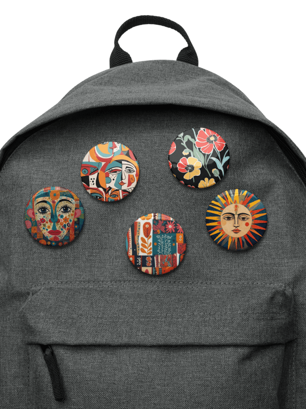 Collage Pin Buttons Set product image (8)