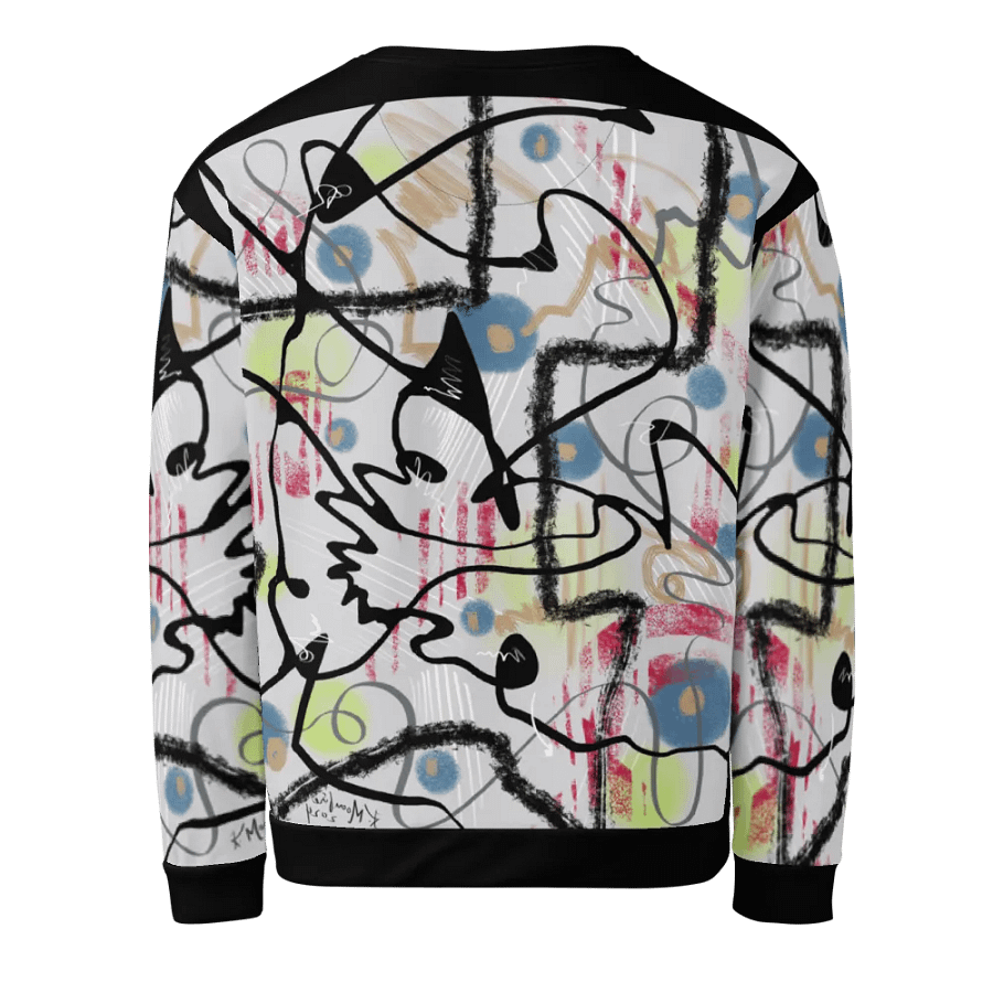 ScribbleWear #7 Unisex Art Sweatshirt/Pencil product image (2)