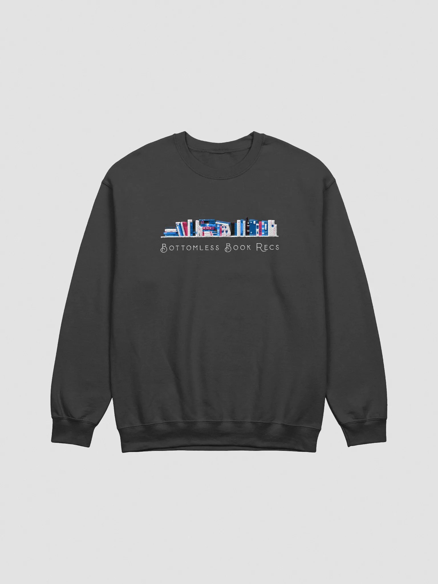 Bottomless Book Recs | Embroidered Crewneck 2 product image (2)