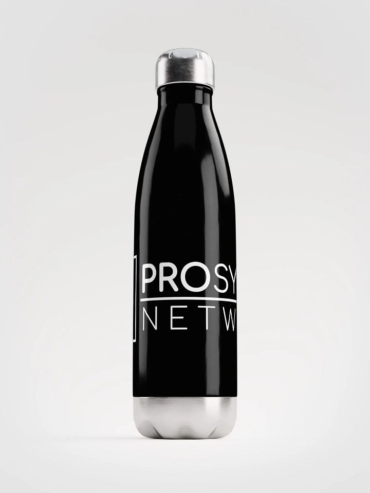 Pro Synth Network Stainless Steel Water Bottle - Black product image (1)