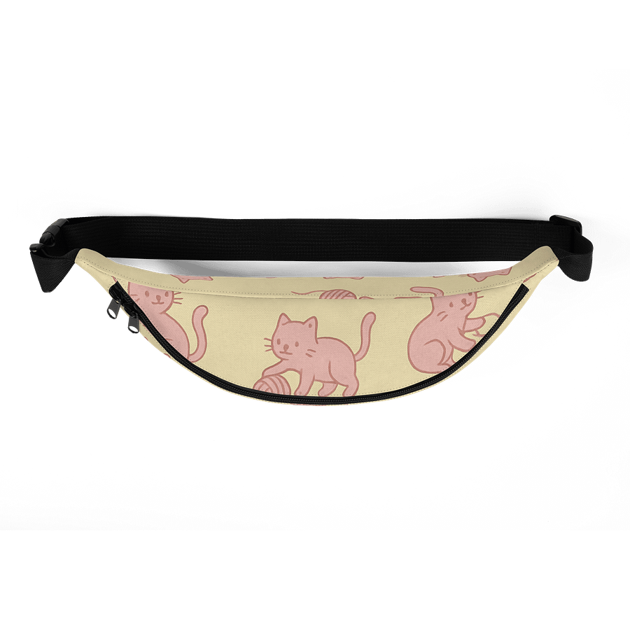 Pink Kittens Playing with Yarn Fanny Pack (Waist Bag) product image (5)