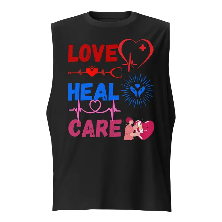 Love, Heal, Care Muscle Tank product image (1)