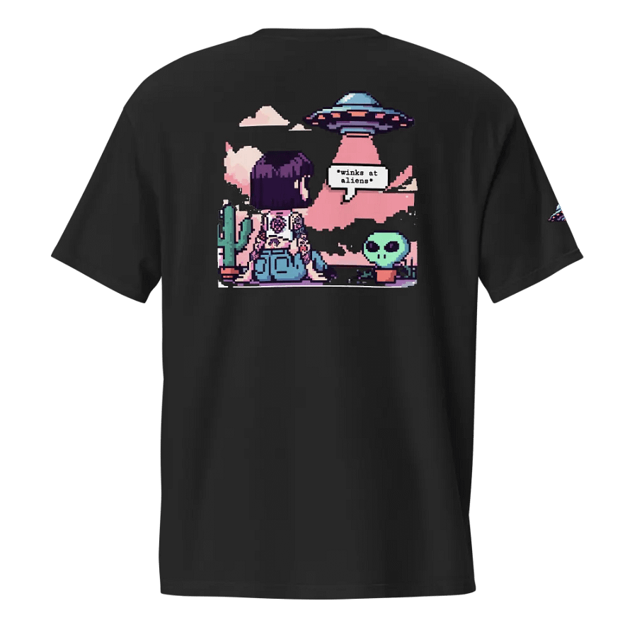 Winks at Aliens Pocket Tee product image (1)