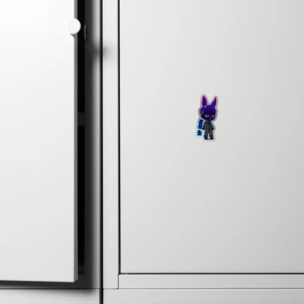 Mr. Hopz - Star Cluster Bunnies - rainbow sticker product image (4)