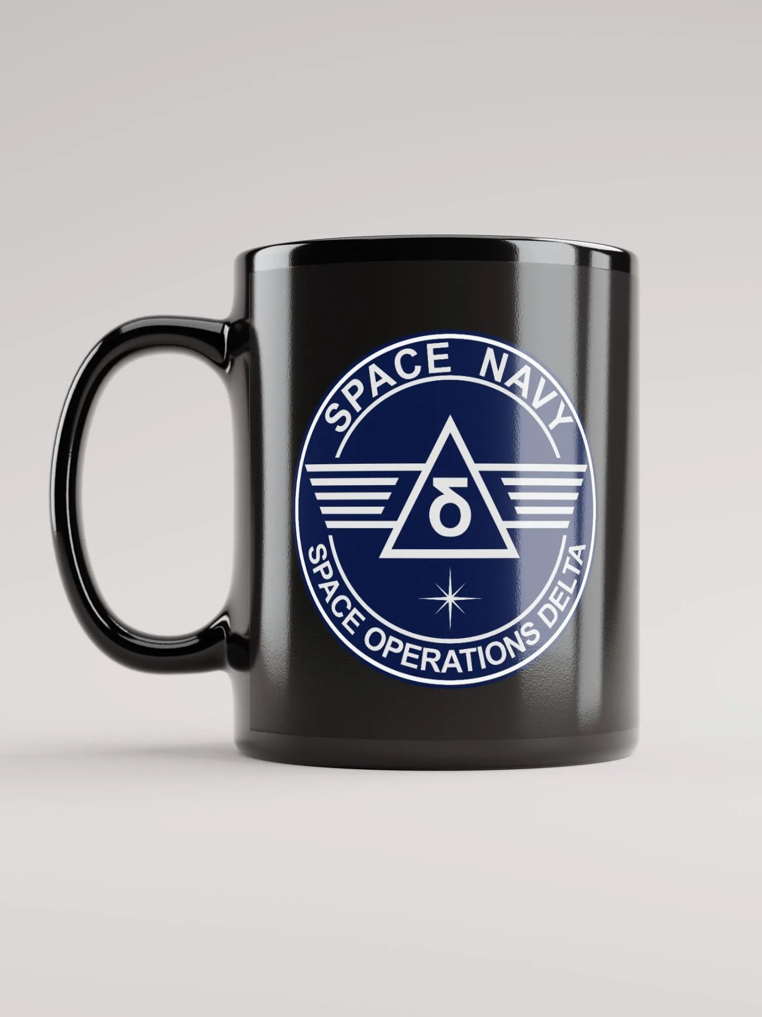 Space Navy Black Mug (11/15 oz) product image (6)