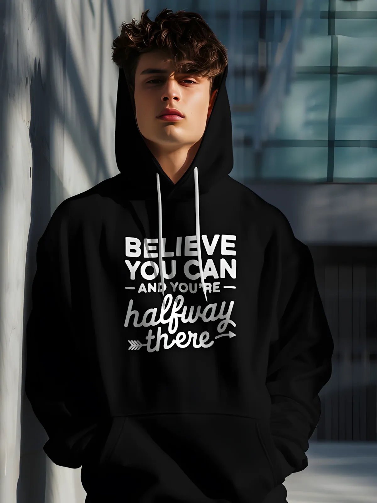 Believe You Can and You're Halfway There Hoodie product image (46)