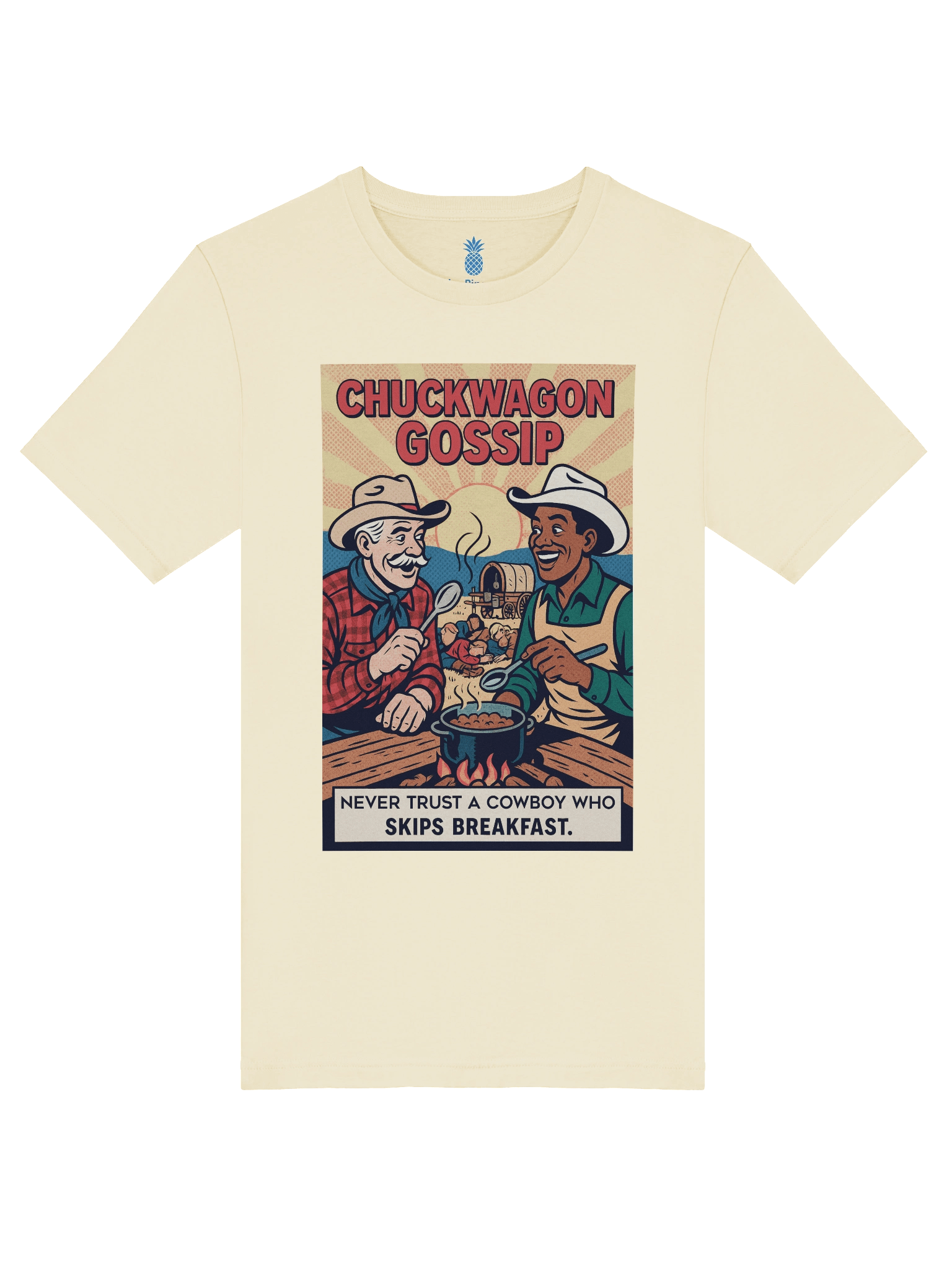 Never Trust a Cowboy Who Skips Breakfast Chuckwagon Gossip Texas Concert Tee Fit Unisex T-Shirt product image (89)