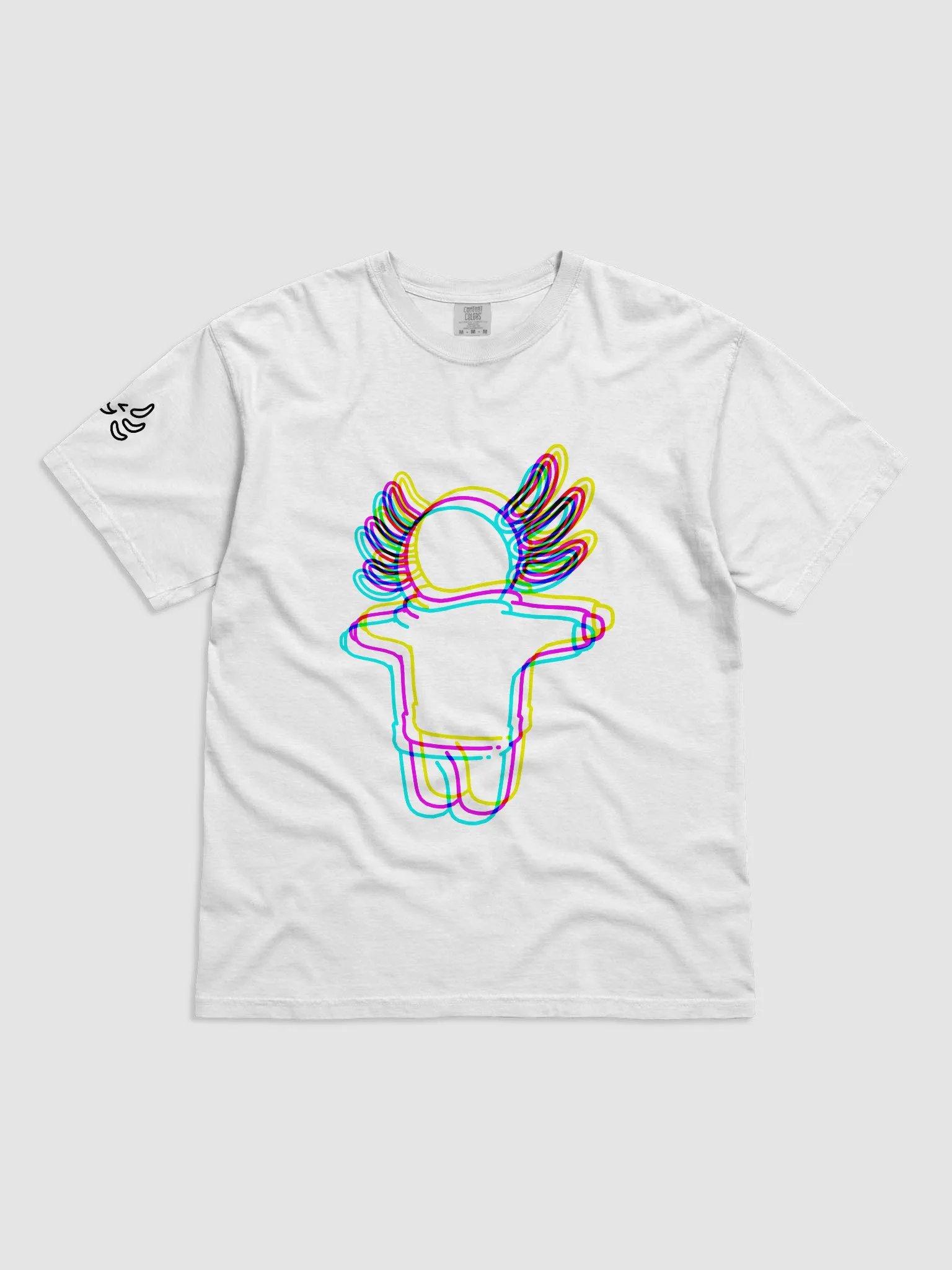 Chrom-AX-tic Aberration Tee (white) product image (1)