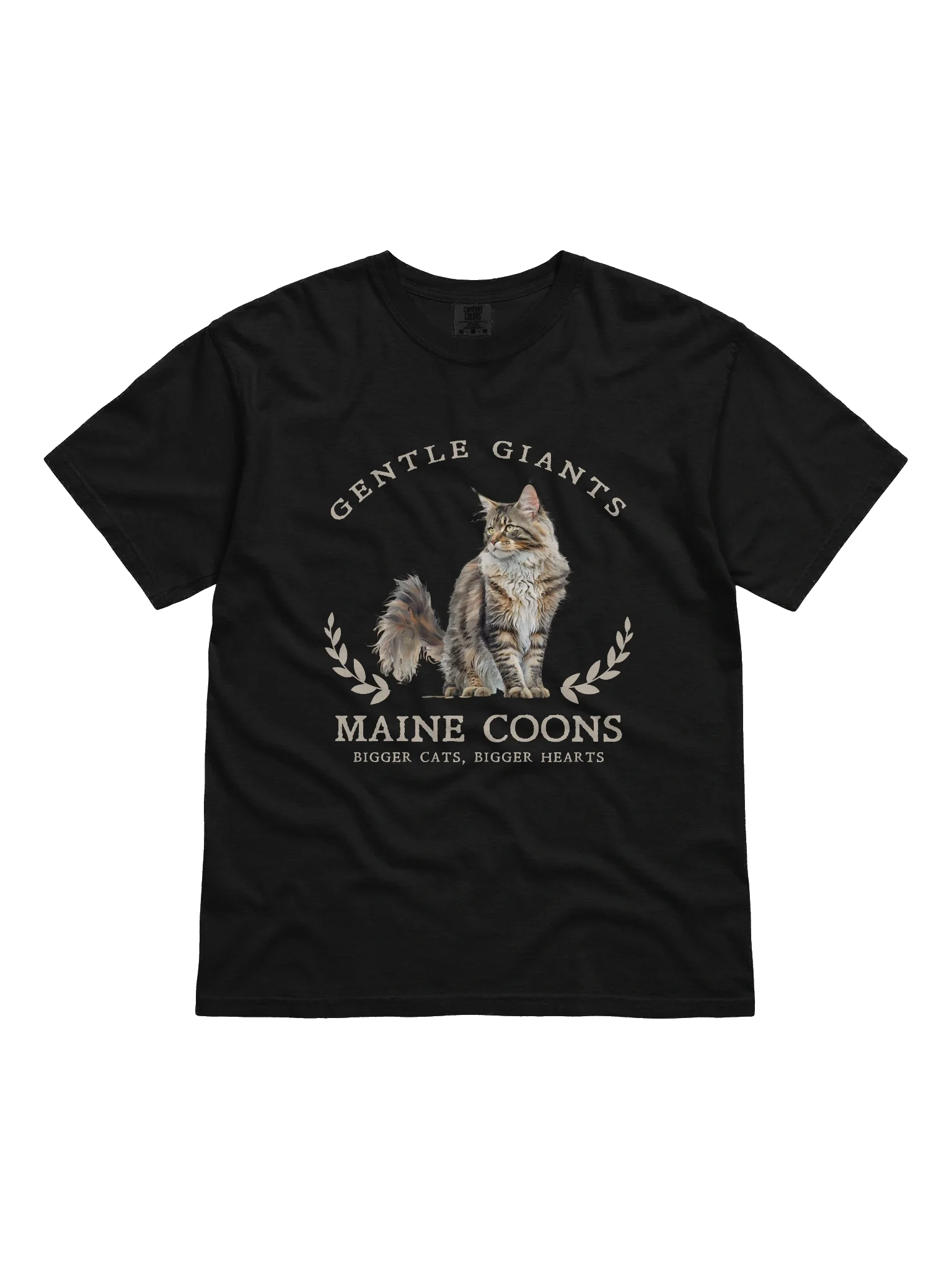 Gentle Giants Maine Coon Shirt - Relaxed Fit Heavyweight Unisex Cotton T-Shirt product image (1)