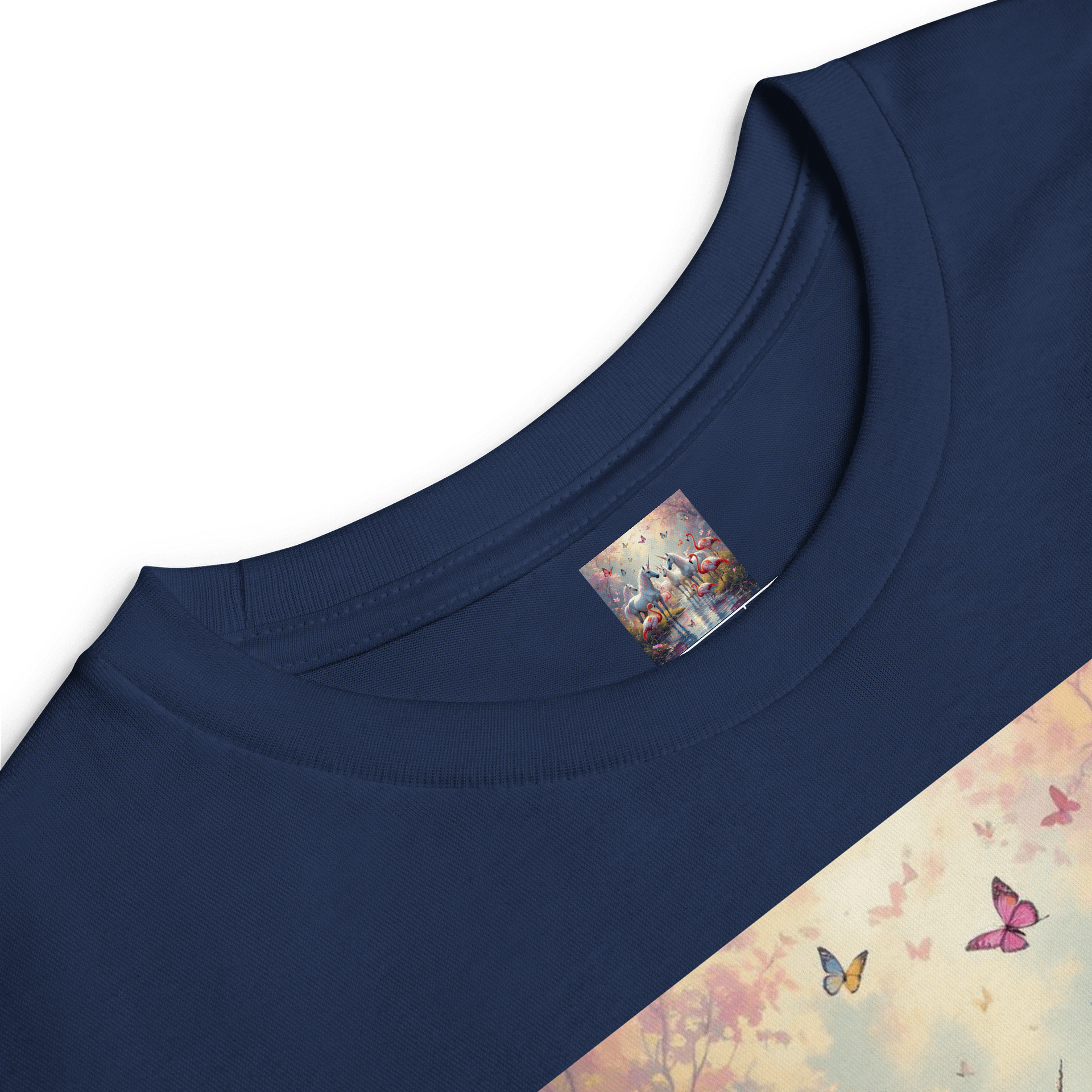 Enchanted Unicorn and Flamingo Youth T-Shirt product image (6)