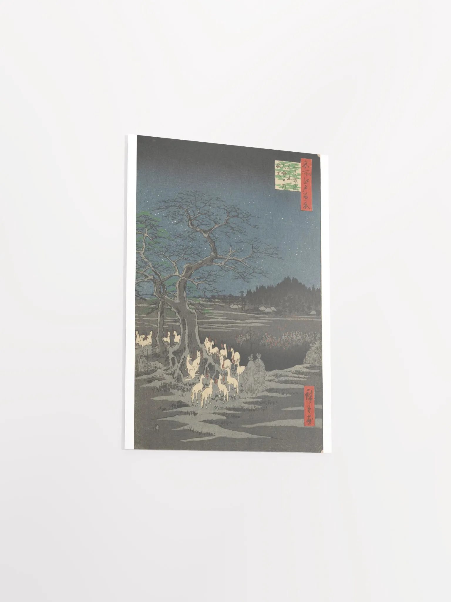 New Year's Eve Foxfires at the Changing Tree by Utagawa Hiroshige product image (3)