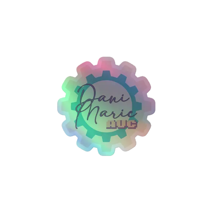DaniMarieAUC Logo Holographic Cut Sticker product image (2)