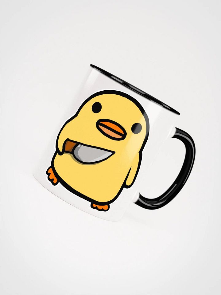 Stabby Duck Mug- Assorted Inside/ Handle Colors product image (1)