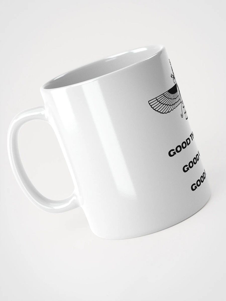 Faravahar Persian Design Mug Good Thoughts Good Words Good Deeds product image (8)