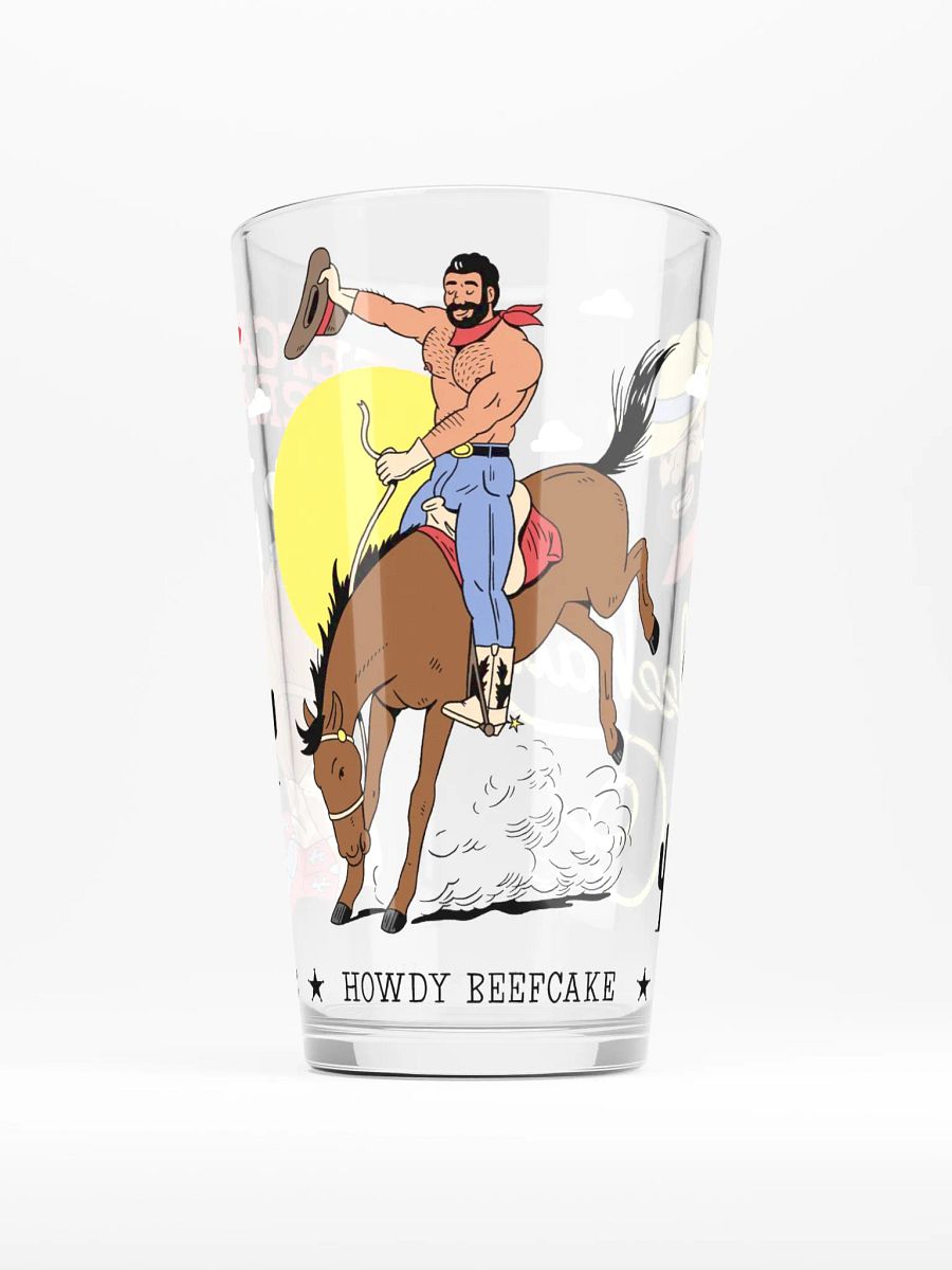 Beefcake Corral Pint Glass product image (3)