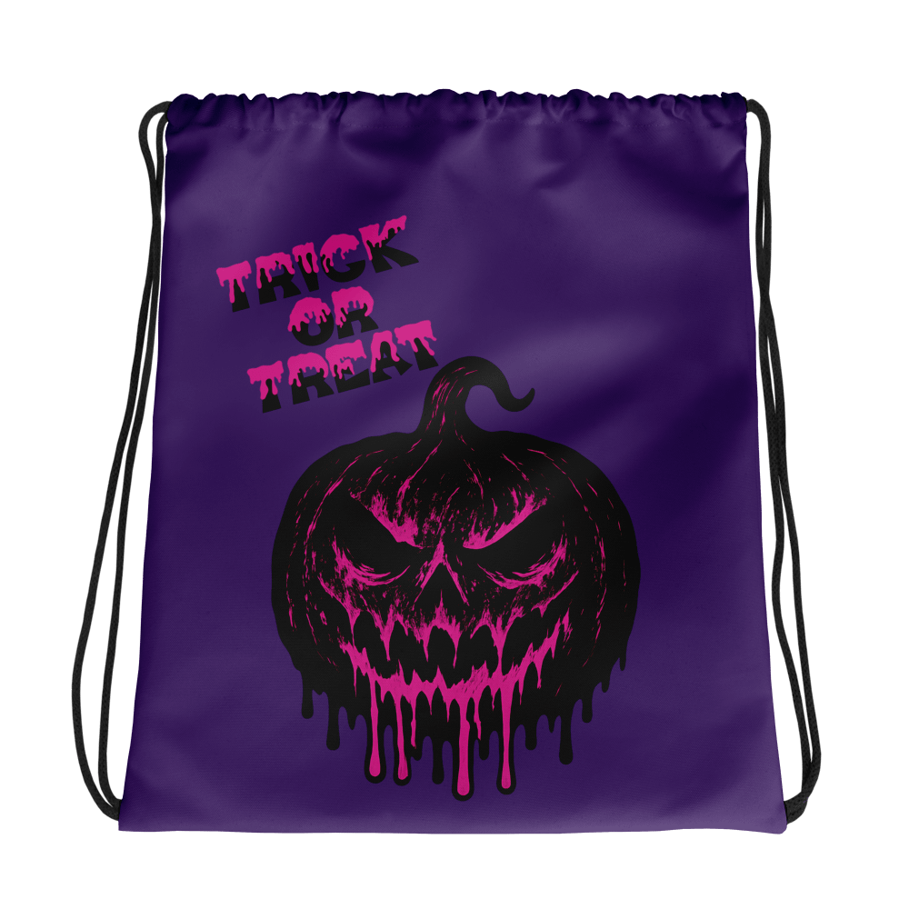 Melting Pumpkin Drawstring Bag product image (1)