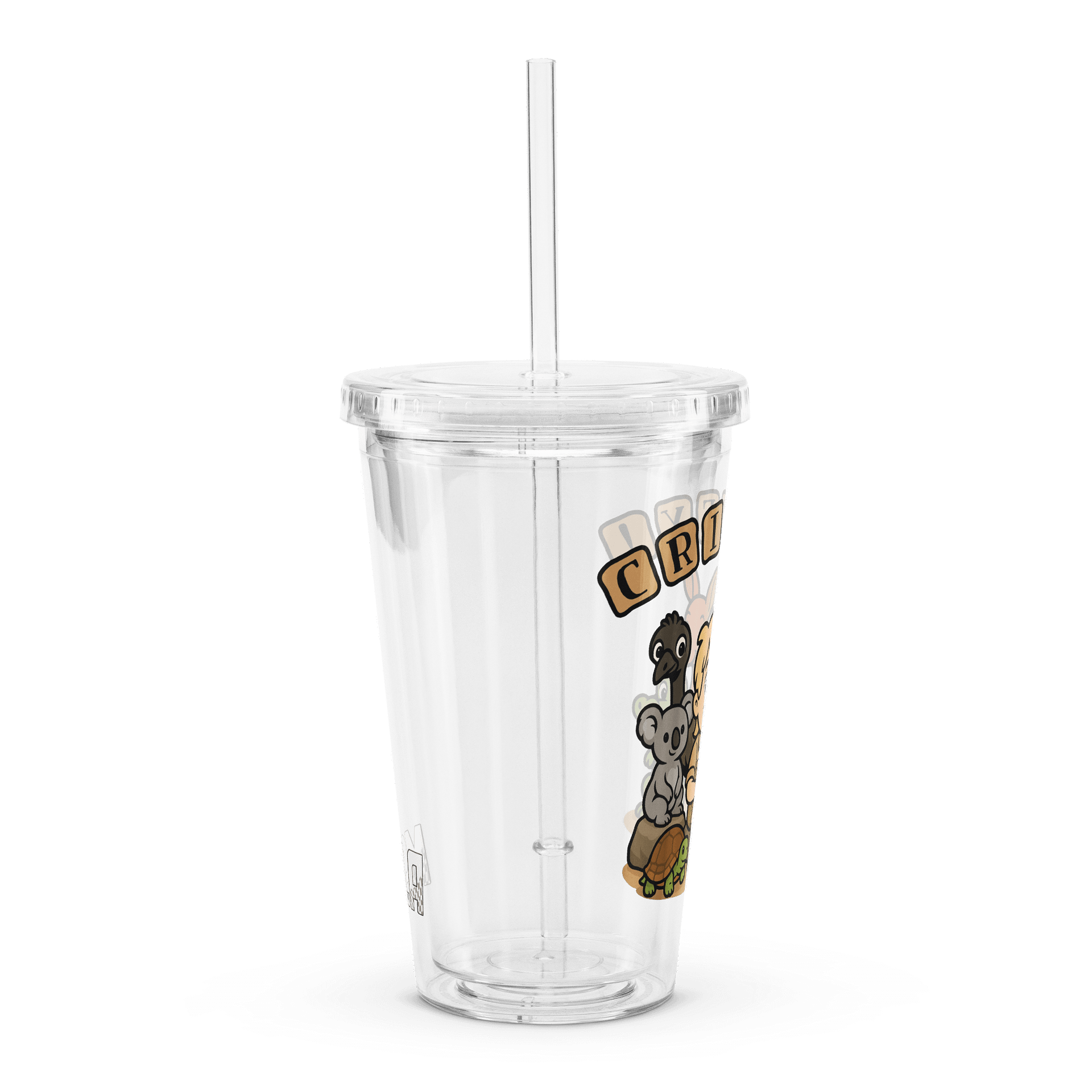 Crikey! - Double Wall Clear Plastic Tumbler product image (5)