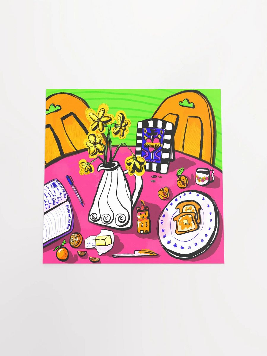Writer's Breakfast Art Print product image (4)