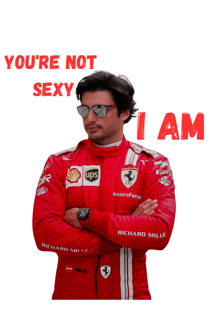 CARLOS SAINZ FUNNY free digital sticker for WhatsApp and Instagram product image (1)