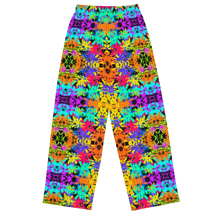 Coloured Leaves Unisex Wide Leg Bottoms product image (2)
