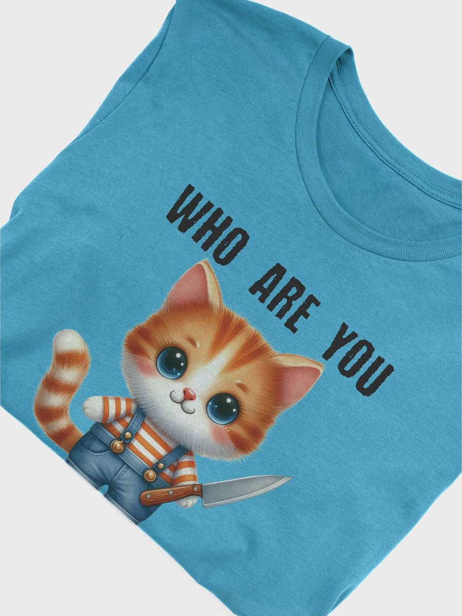 Who Are You Kitten? Cute & Mischievous Cat T-Shirt product image (3)
