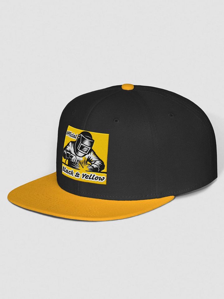 Official Black & Yellow Welding Steel Snapback product image (2)