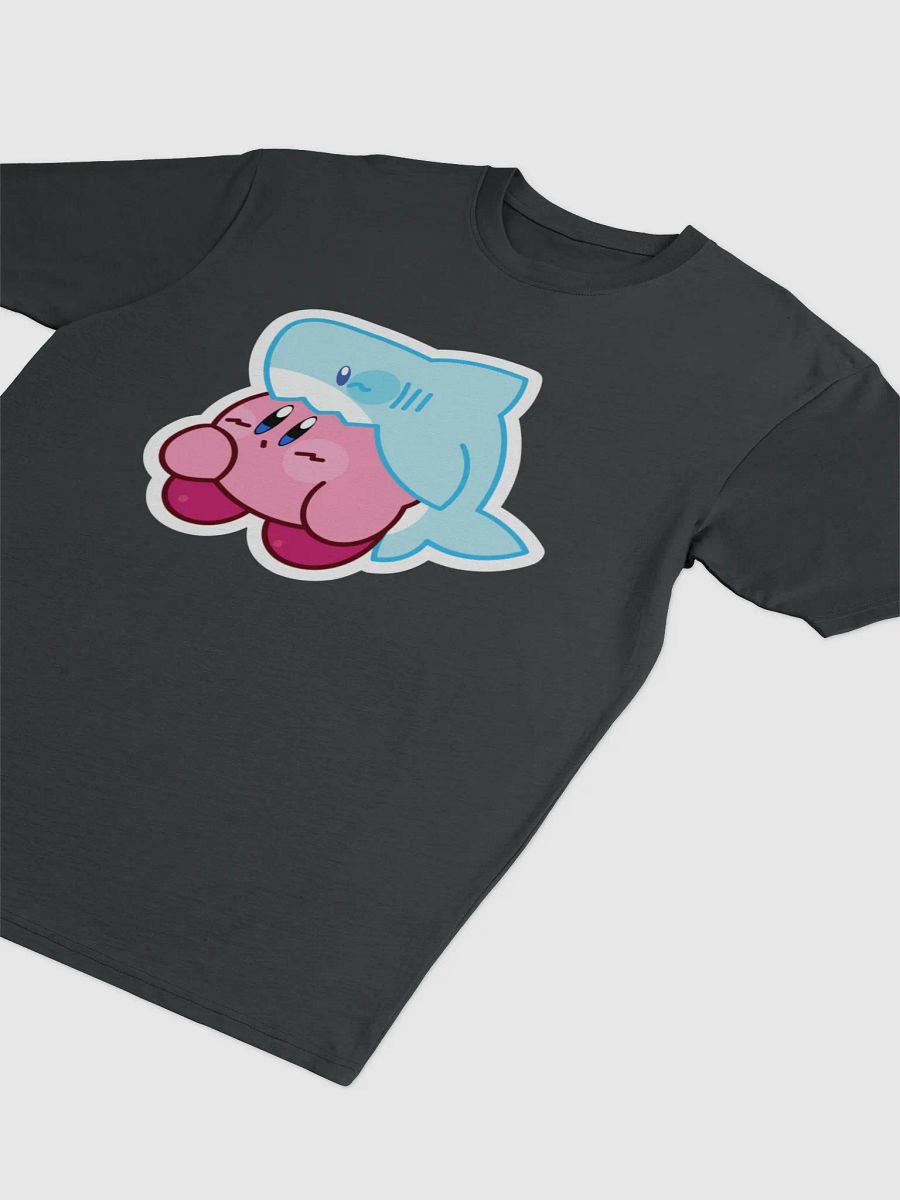 UNISEX KILLA_EMILY SHARK KIRBY EMOTE GREY TEE product image (3)